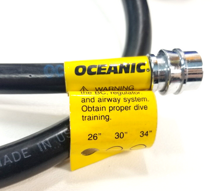 Oceanic Delta 2 Scuba Dive Regulator Set Yoke 1st Stage Adjustable Balanced 39739