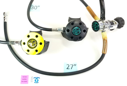Genesis Scuba Dive Complete Regulator Set Yoke 1st, 2nd Stage, Octo & Inflator0