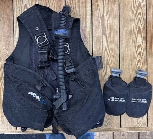 1X Genesis Cobra 2 Replacement Weight Pocket CQR2 Scuba Diving 10lbs CQR-24