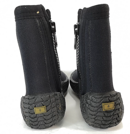 NEW Tilos Titanium Hydro+ Zipper Neoprene Booties Boots 3mm SIZE 4 Scuba Dive5