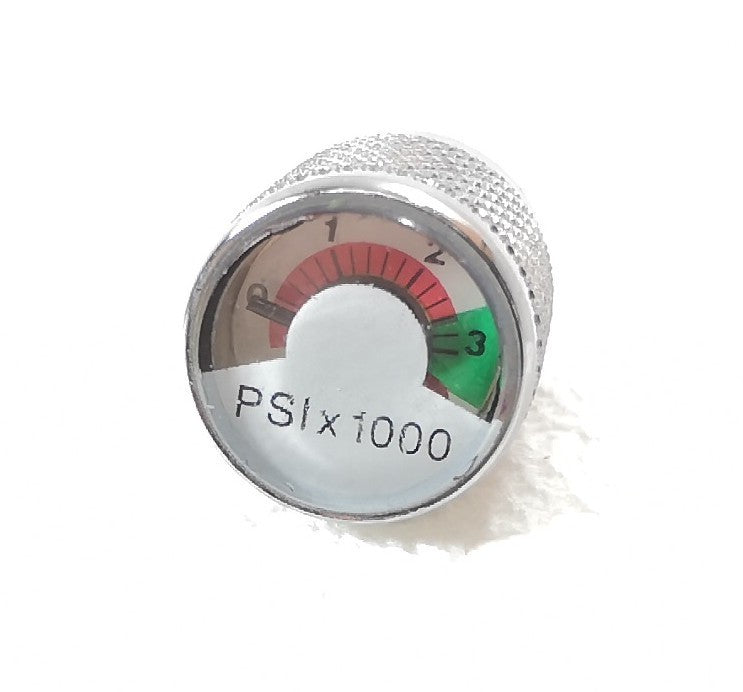 Spare Air Screw In Color Coded Dial Pony Bottle Pressure Gauge SPG, 3000 PSI7