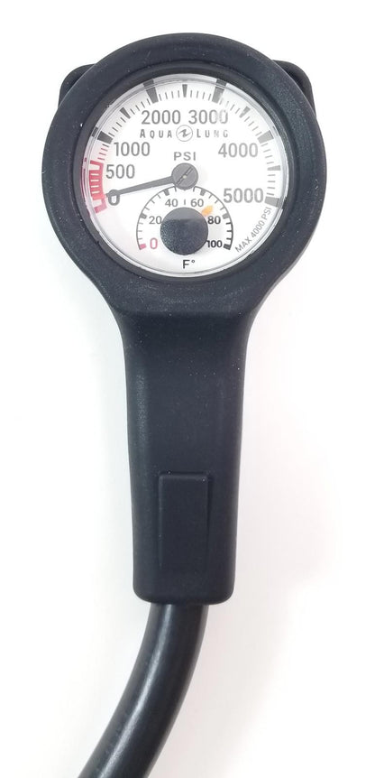 Aqua Lung 2" Compact 5000 PSI SPG Submersible Pressure Gauge Scuba Dive + Boot1