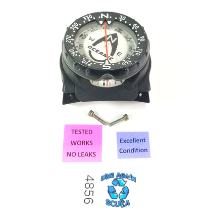 Oceanic Pro Plus 1, 2, 3, 4 Top Compass + Mount Scuba Dive Console Swiv Aeris0