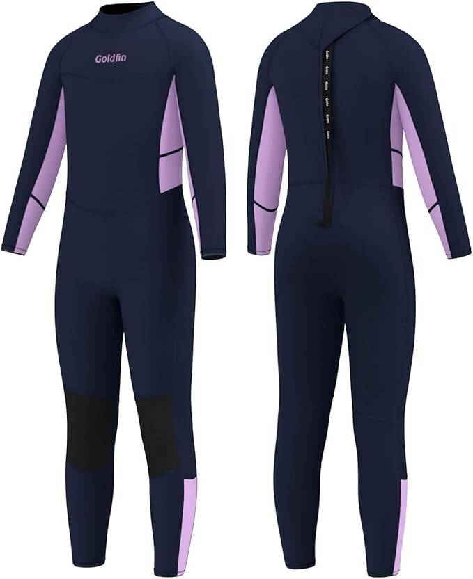 GoldFin Full Pink Kids Children's 3mm Wetsuit Scuba Dive Snorkel Size 2 Girls3
