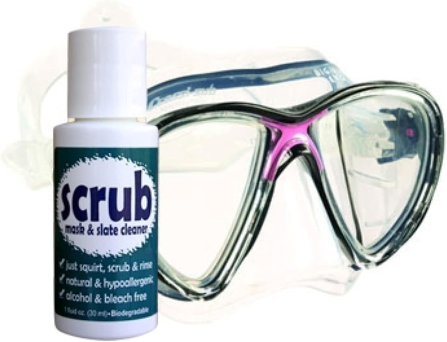 JAWS Scrub Mask & Sate Cleaner 1 fl. oz. Scuba Dive Snorkel2