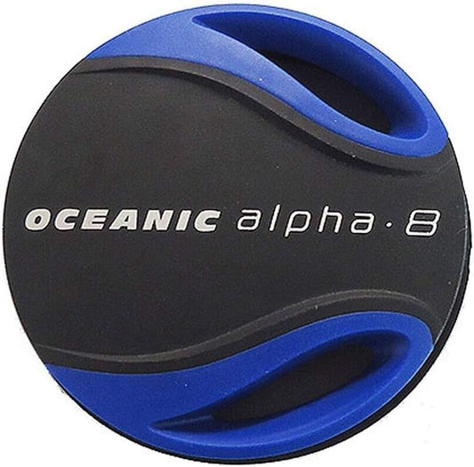 Genuine / OEM Oceanic Alpha 8 Purge Cover Blue / Black Scuba Dive