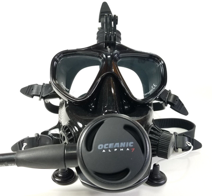 Full Face Scuba Dive Mask Fits Oceanic 2nd Stage Regulators Alpha Delta Zeo3