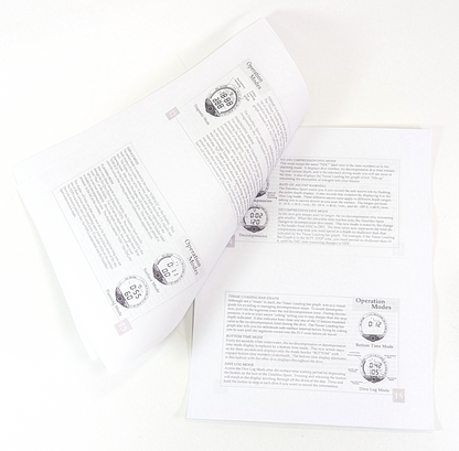 Oceanic Datamax Sport (Black Button) Dive Computer Manual Printed  51 Pages3