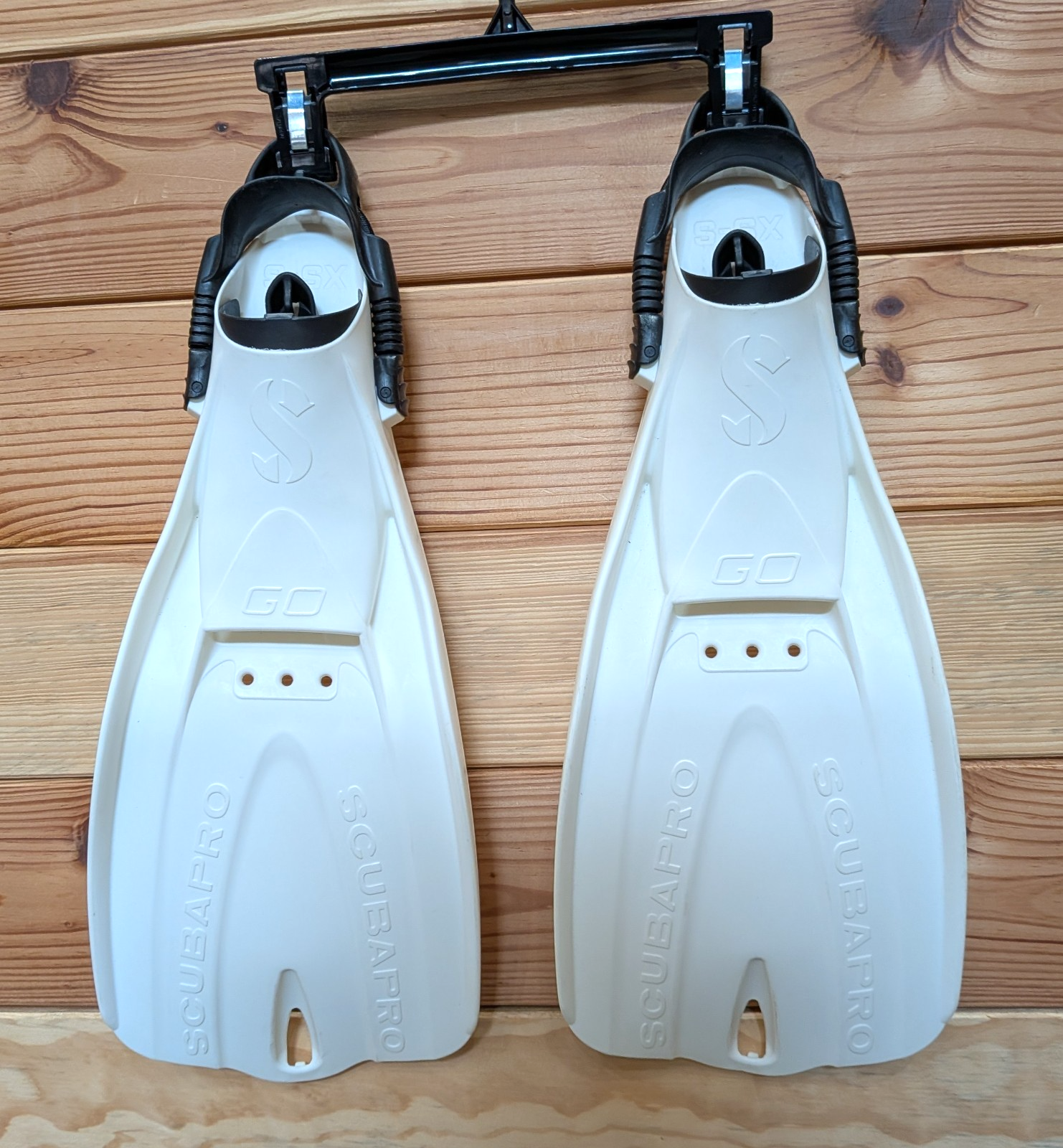 Scubapro Go Travel Open Heel Scuba Dive Snorkel Fins S XS White Small X Small0