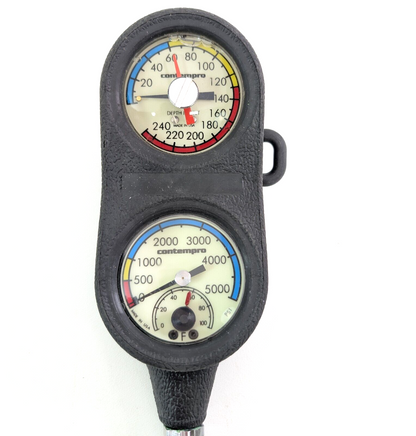 Contempro Navigator 3 Gauge Scuba Dive Complete Console SPG, Depth, Compass5