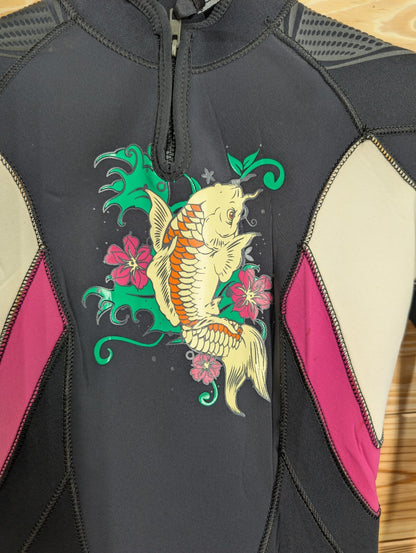 Sub Gear Women's 3mm Full Wetsuit Scuba, Dive, Surf Wet Suit Size Small, 38, 64