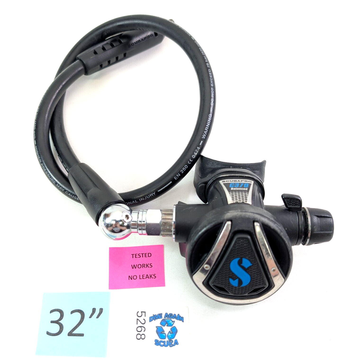 Scubapro C370 Primary Second 2nd Stage Regulator Scuba Dive Adjustable, Balanced1
