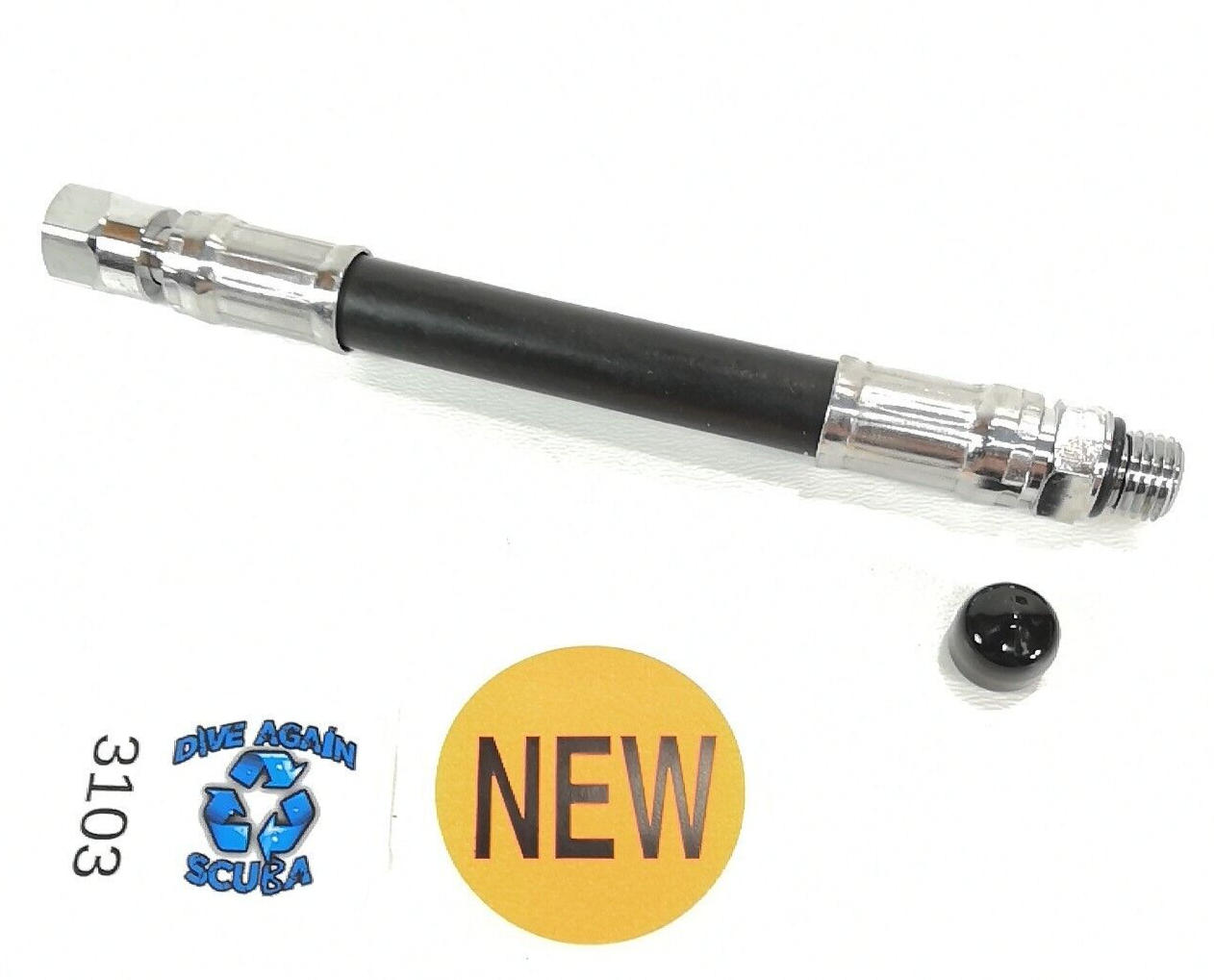 AQUATEC Scuba Dive 6" 15cm High Pressure HP Hose Shearwater Swift Transmitter1