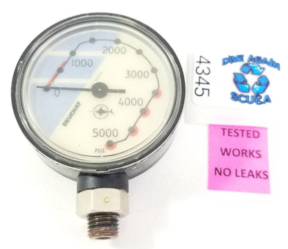 Beuchat SUBMERSIBLE PRESSURE GAUGE SPG MODULE 5000 PSI Scuba Dive          #4345