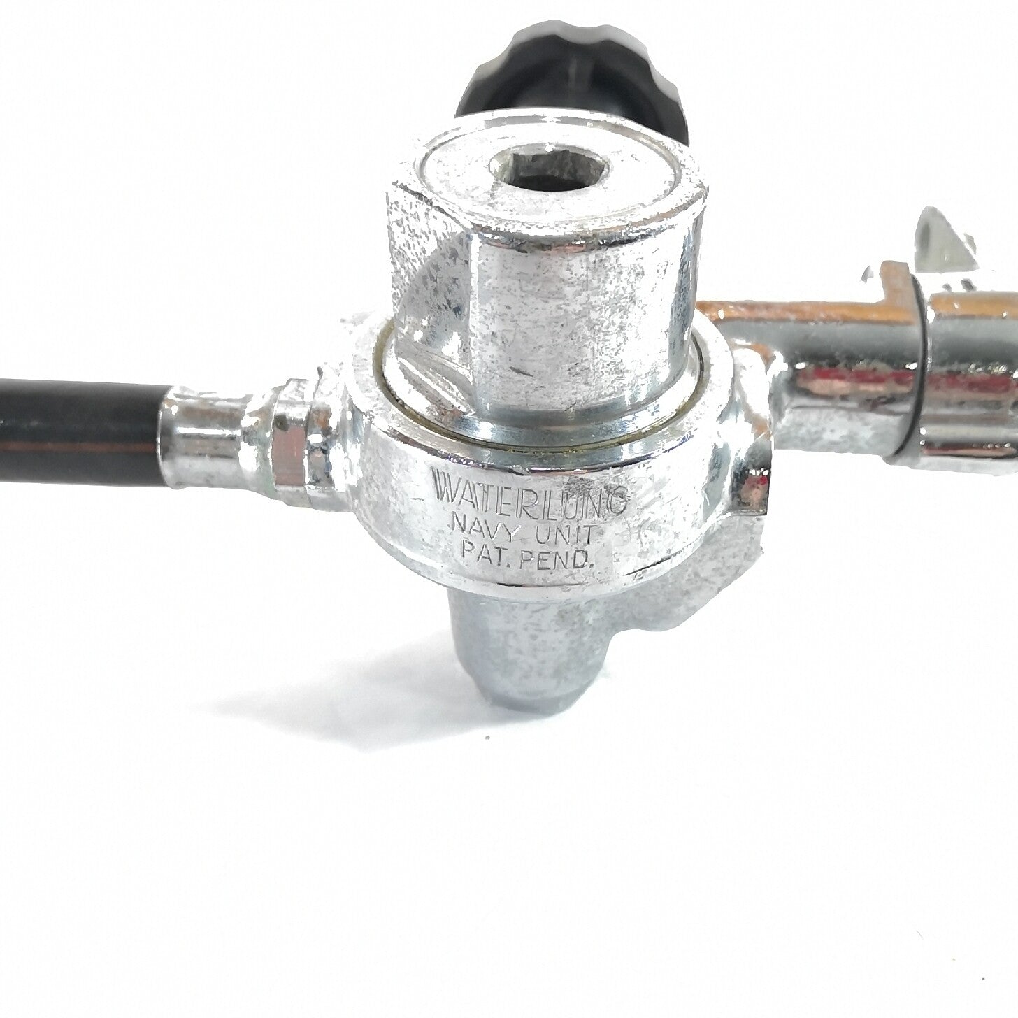 Vintage Water Lung Regulator Set Yoke 1st First Metal 2nd Stage Metal Scuba Dive10