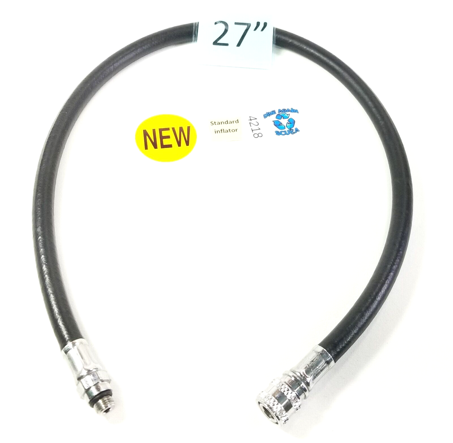 NEW Standard Scuba 27" BC BCD Power Inflator Low Pressure LP Hose 27in. 3/8"