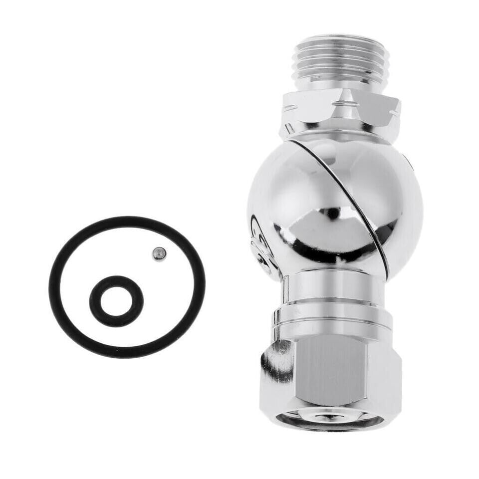 Scuba Diving 360 Degree Ball Swivel Adapter Second 2nd Stage Regulator Hose8
