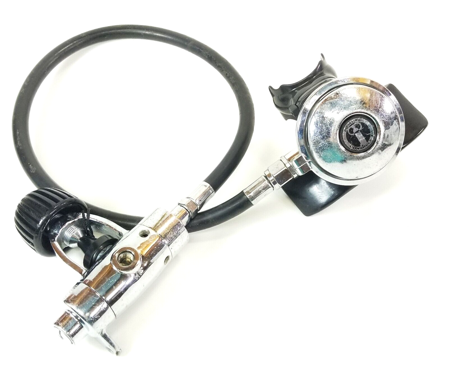 US Divers Aqua Lung Conshelf XII / 14 Regulator Set Scuba Reserve 1st 2nd Stage3