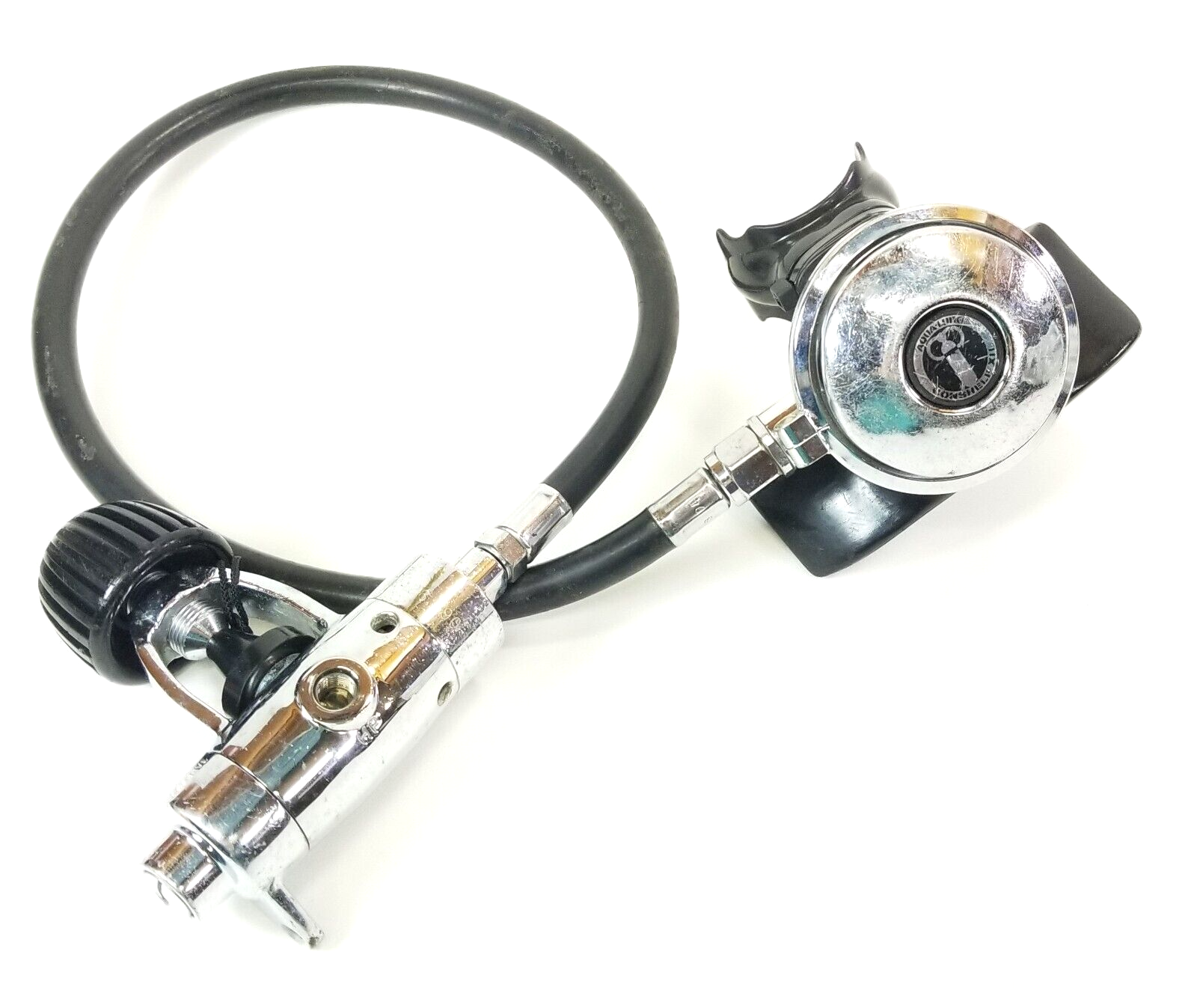 US Divers Aqua Lung Conshelf XII / 14 Regulator Set Scuba Reserve 1st 2nd Stage3