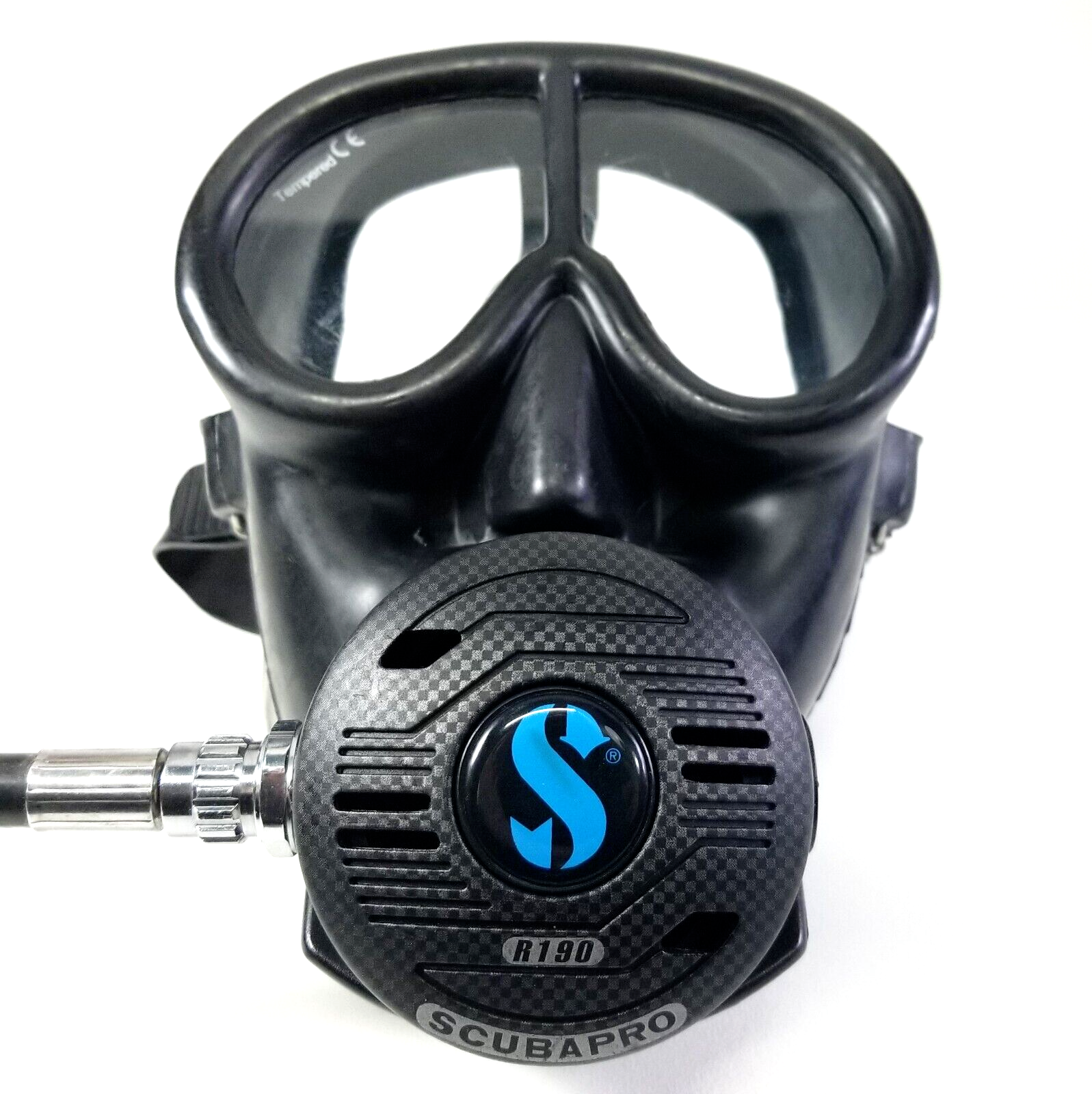 Full Face Scuba Dive Mask Fits All Scubapro 2nd Stage Regulators S600 G250 R1901