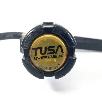 Tusa Imprex Yoke 1st + 2nd Stage Regulator Set SCUBA Diving + Inflator Hose