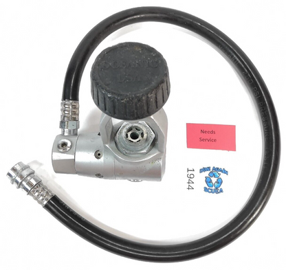 Oceanic Omega 1st First Stage Yoke Scuba Dive Diving Regulator + Inflator Hose1