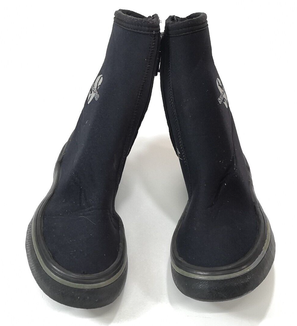 Scubapro 5mm Zipper Scuba Diving Boots Size 5 XXS, 2XS Neoprene Booties3