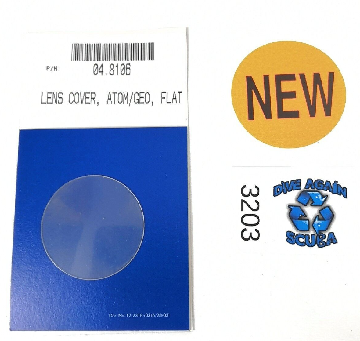 Oceanic Atom, Geo, F10, BUD Flat Lens Protector Cover Scuba Dive Computer Guard1