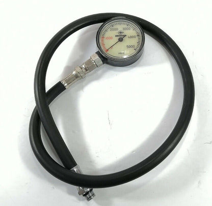 Beuchat 5000 PSI SPG Submersible Pressure Gauge 5,000 Scuba (Oceanic)      #1293