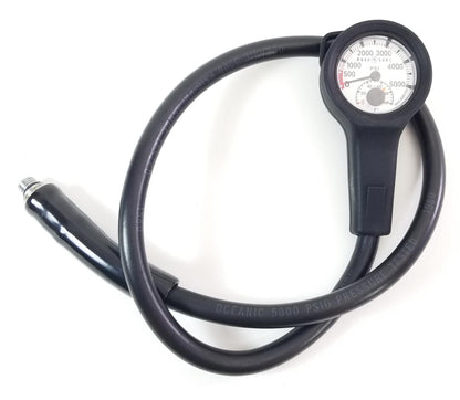 Aqua Lung 2" Compact 5000 PSI SPG Submersible Pressure Gauge Scuba Dive + Boot2