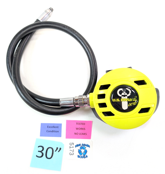 US Divers - Aqua Lung Conshelf Octo Octopus 2nd Stage Scuba Dive Regulator #51730