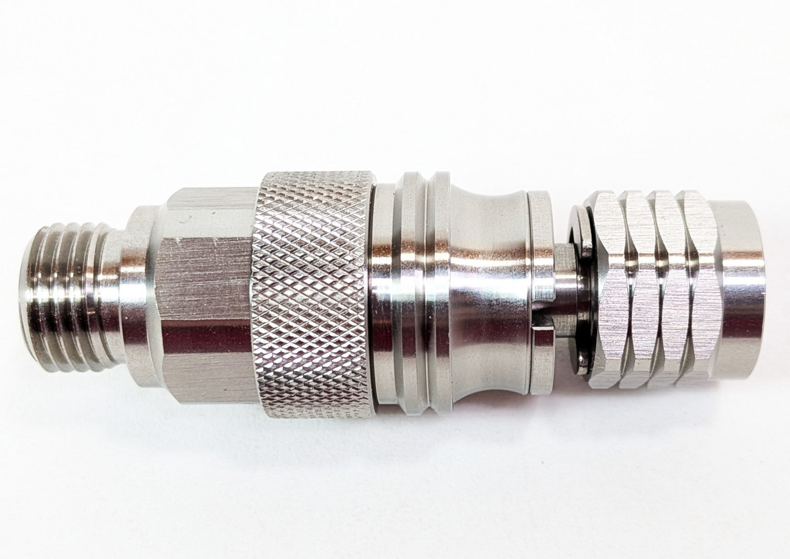 QD Quick Disconnect 2nd Stage Regulator Hose 2 Piece Adapter Set Stainless Steel6