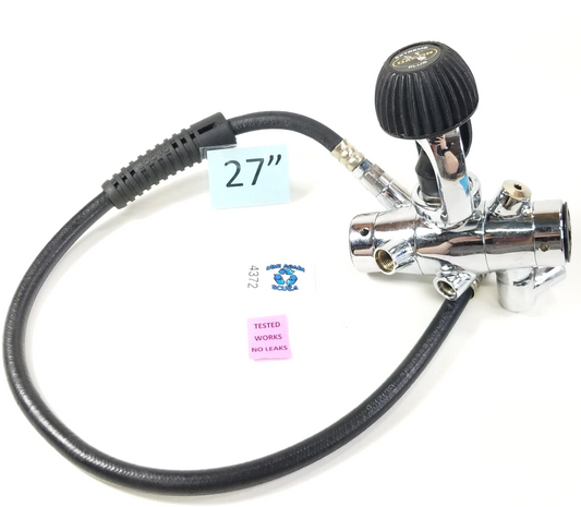 Dacor Extreme Plus Yoke 1st Stage Scuba Dive Regulator + BCD Inflator Hose