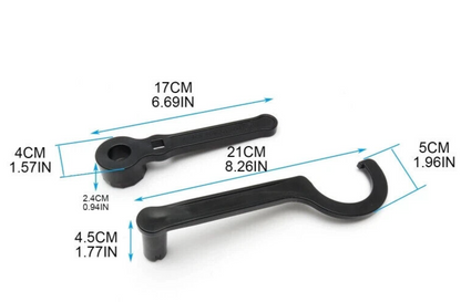 BCD BC Scuba Bladder OPV Flange Multi Spanner Wrench Tool Dive Rite Hollis OMS6