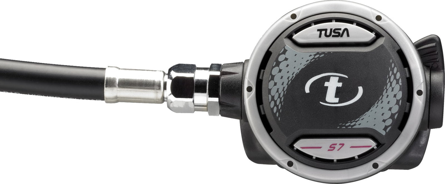 Tusa RS-1207E DIN Regulator Set Scuba Dive Piston 1st Stage R-1200, S-0007 2nd7