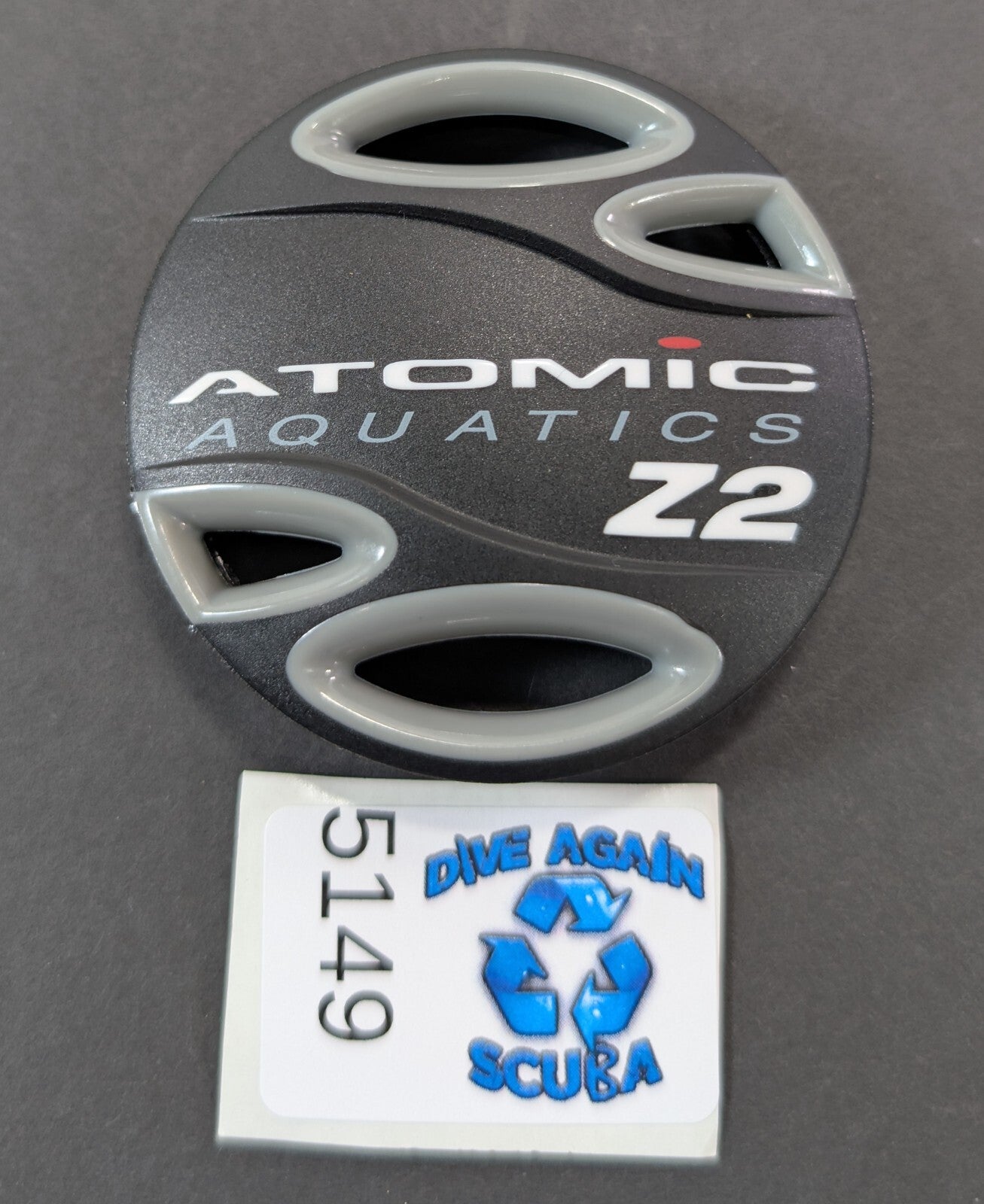 Atomic Z2 Diaphragm Front Cover Purge Button 2nd Stage Regulator Scuba Diving1