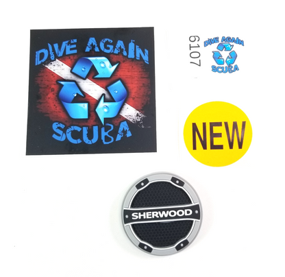 Sherwood SR1 Diaphragm Purge Front Cover 2nd Stage Scuba Dive Regulator Button0