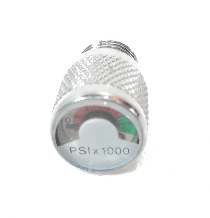 Spare Air Screw In Color Coded Dial Pony Bottle Pressure Gauge SPG, 3000 PSI12