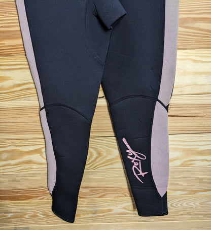 Roxy Syncro Hyperstretch Pink Women's Full Wetsuit Size 16 Scuba Dive 3mm, 2mm