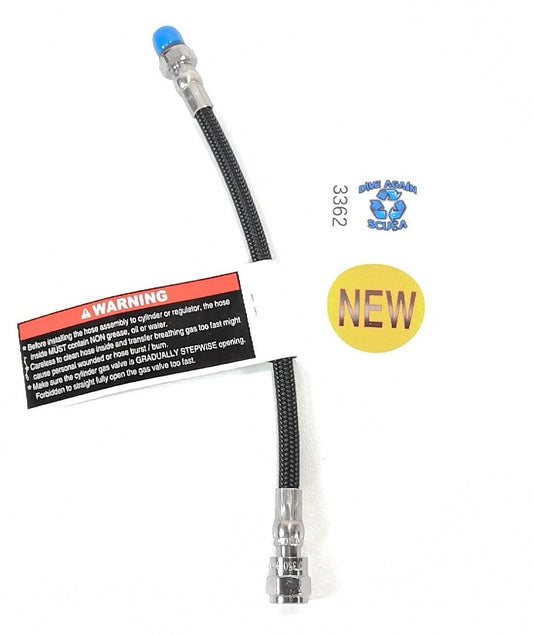 Braided Scuba Dive 9" 23cm High Pressure HP Hose SPG Gauge, Oceanic Transmitter0