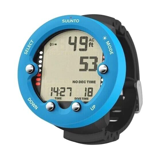 Suunto Zoop Novo Wrist Scuba Dive Computer Air & Nitrox Black, Lime, Blue