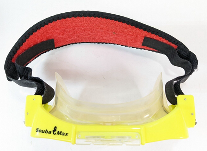 ScubaMax Mask Yellow with Adjustable Comfort Strap Scuba Snorkel, Diving Max4