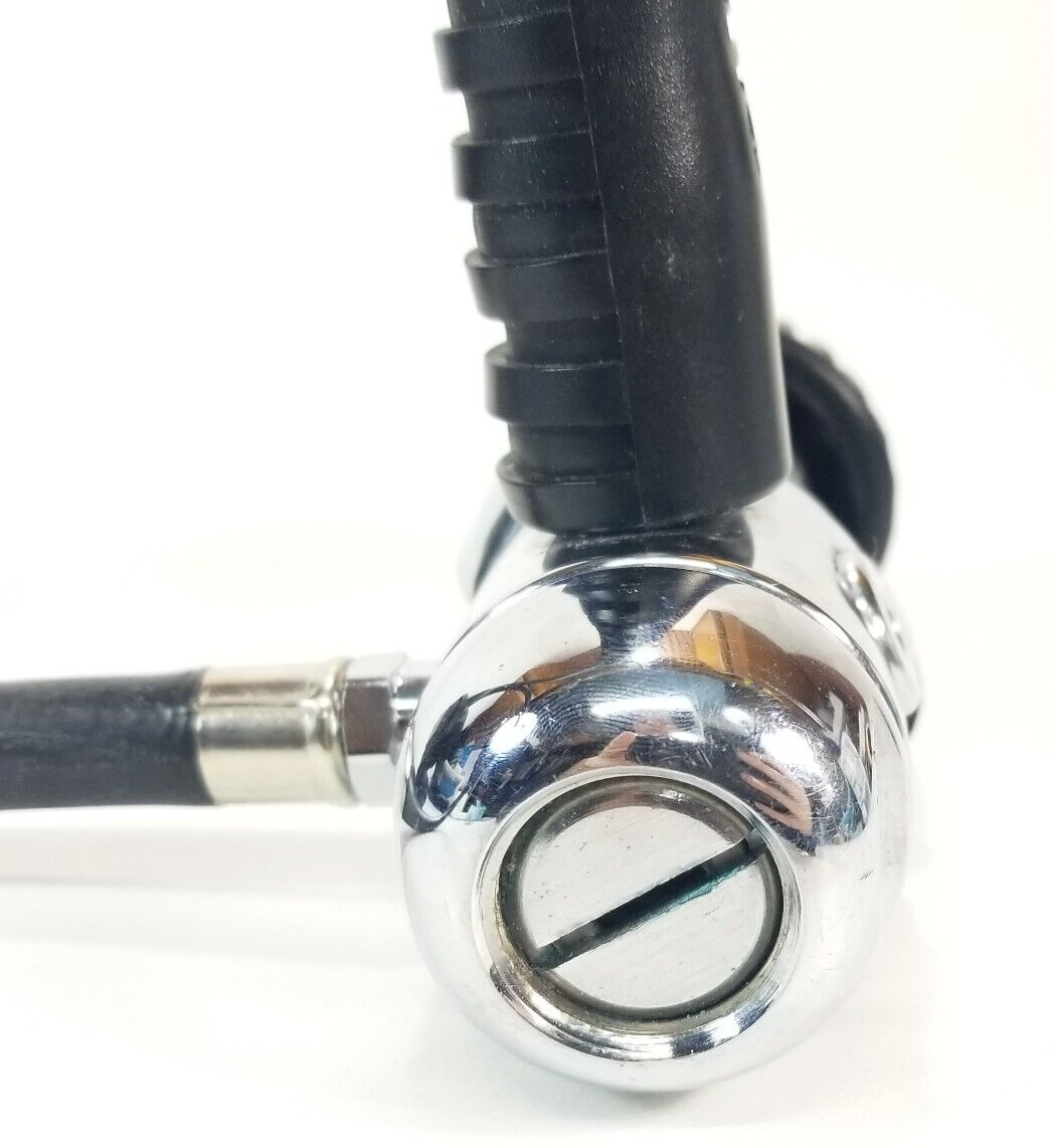 US Divers - Aqua Lung Conshelf SE2 1st & 2nd Stage Scuba Dive Regulator Set Yoke7