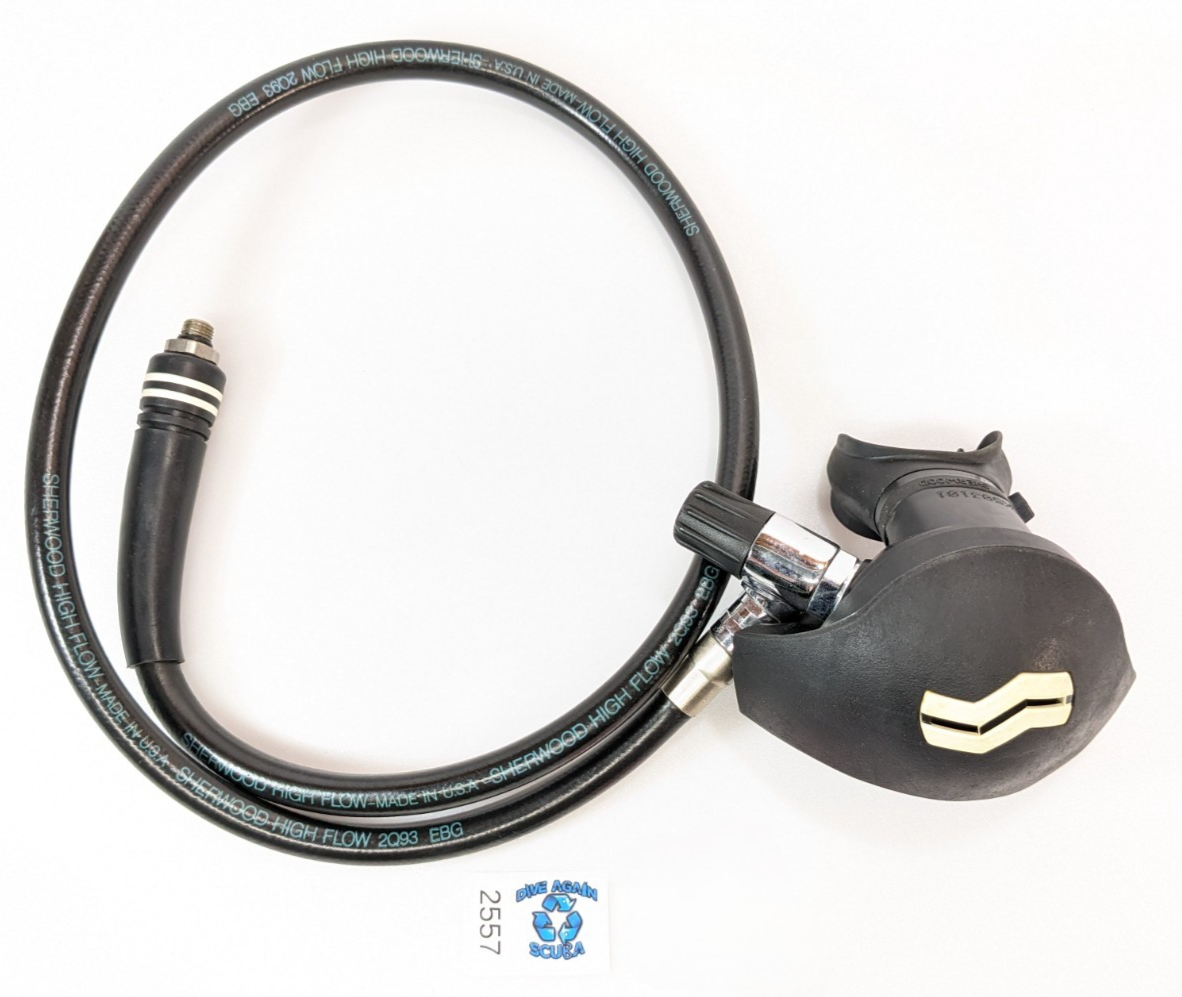 Sherwood Maxiumus Scuba Dive Regulator Balanced Adjustable 41" Swivel hose #25572