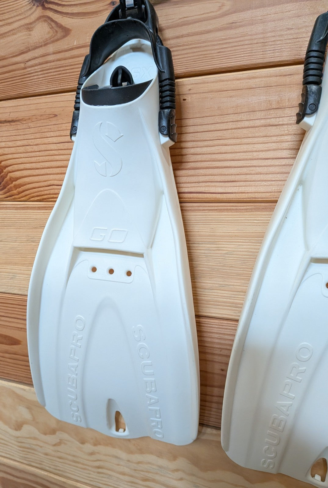 Scubapro Go Travel Open Heel Scuba Dive Snorkel Fins S XS White Small X Small6