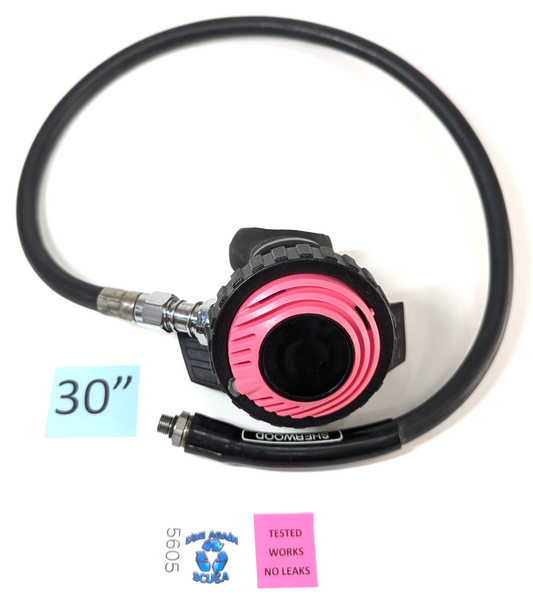 Sherwood Oasis + Octopus Octo 2nd Stage Scuba Diving Regulator 30" hose Pink0