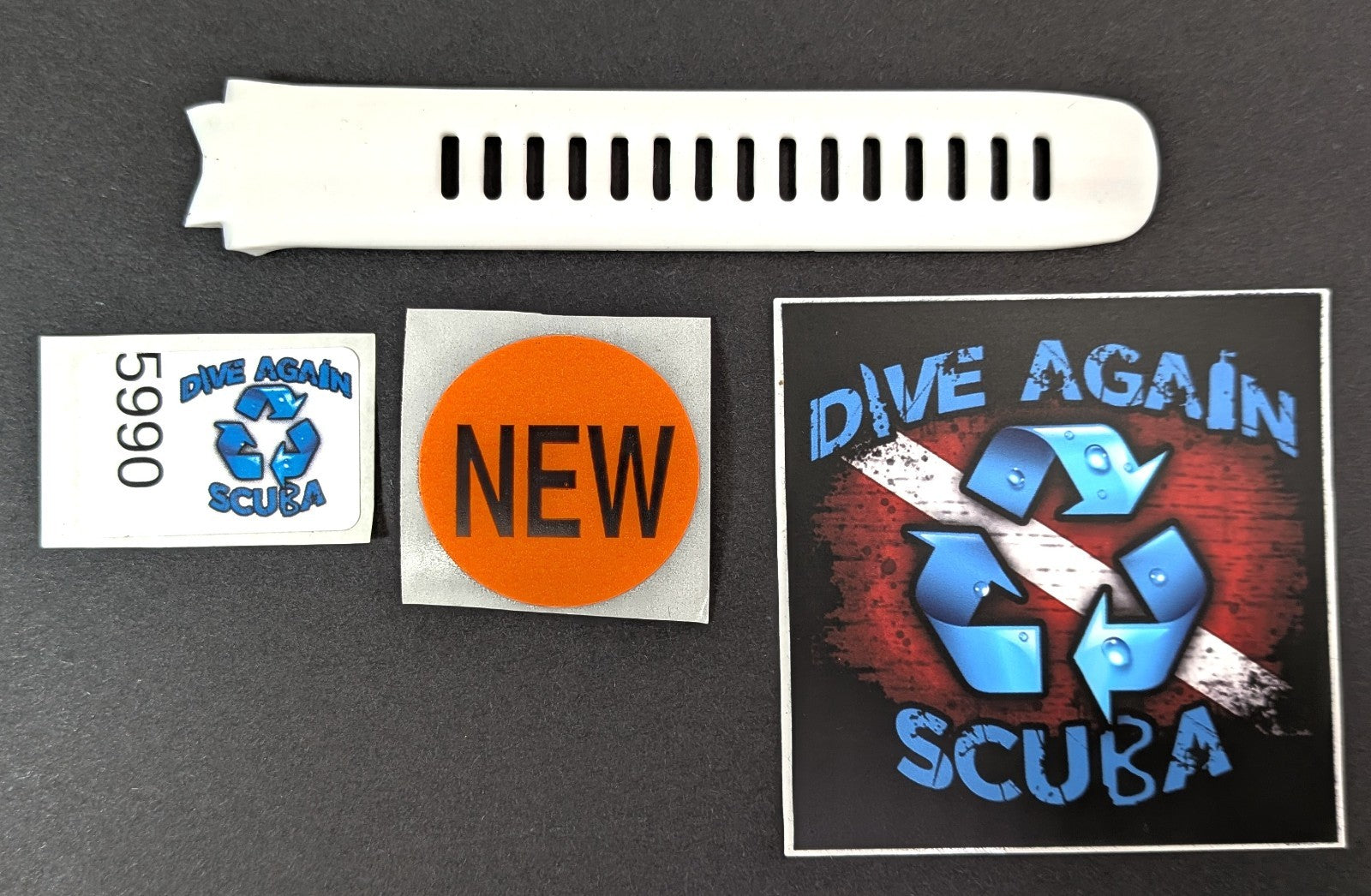 NEW OEM Genuine Oceanic OCL White Dive Computer Wrist Watch Strap Band Part0