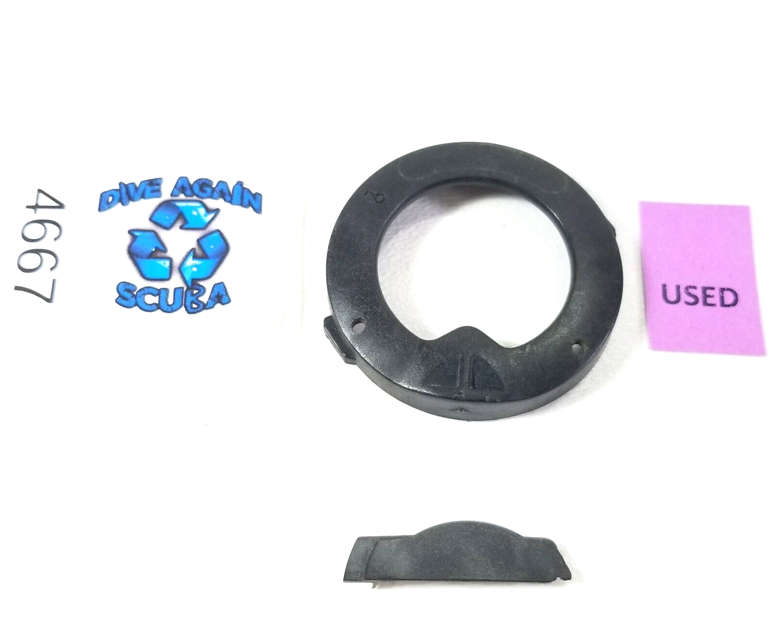 Oceanic Veo, VT Pro VT3, VT4, Versa Dive Computer Battery Hatch Bezel Ring Scuba0
