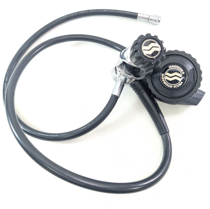 Sherwood Magnum II, 2 Scuba Dive Regulator Set Yoke, 1st, 2nd Stage & Inflator4