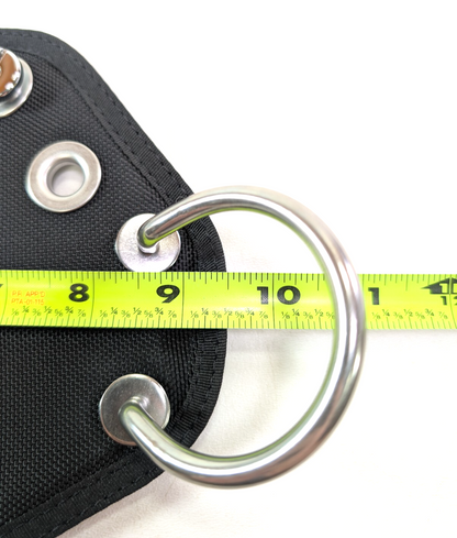 Scuba Dive BCD Butt Plate + Book Screws, Clip Loops Harness Board Sidemount Tech15